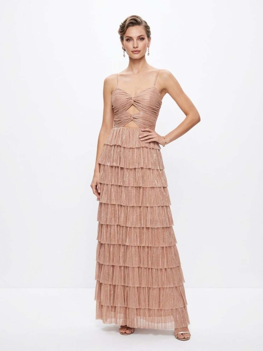 Rose gold gown